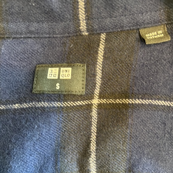 Uniqlo Flannel Checked Long Sleeve Shirt - Small - Picture 8 of 10